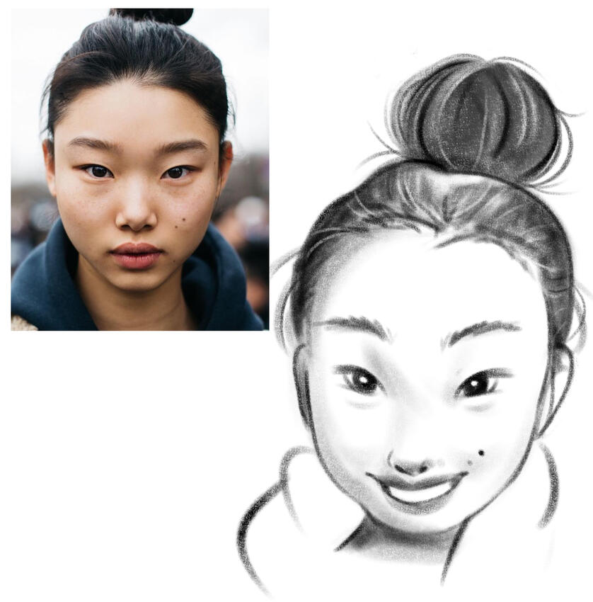 1st Semi-Realistic Portrait Attempt