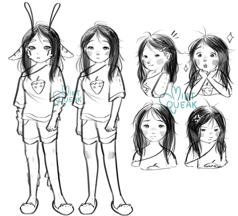 Ema the Alien (Simple Character Sheet)